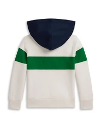 Boys' Logo Fleece Rugby Hoodie - Little Kid
