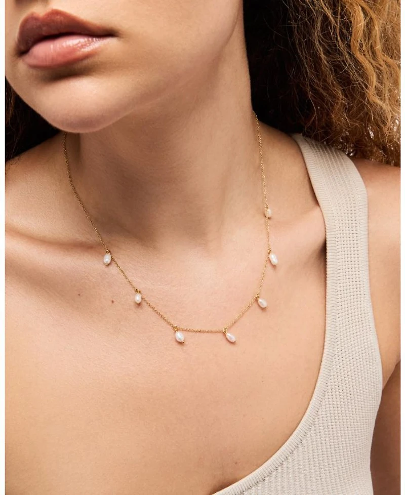 Loki Gold Pearl Necklace