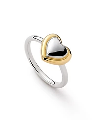 Ana Luisa Camelia Heart Ring
