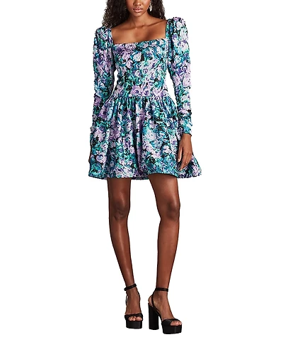 Tadashi Shoji Harlym Floral Print Mini Dress