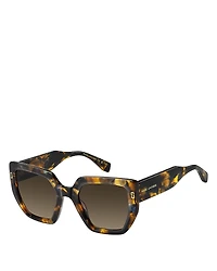 Marc Jacobs Square Geometrical Sunglasses, 52mm