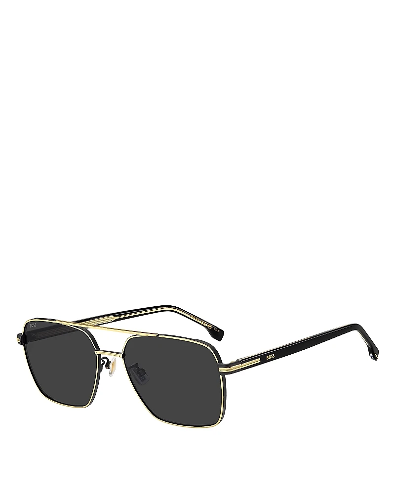 Hugo Boss Rectangle Sunglasses, 58mm
