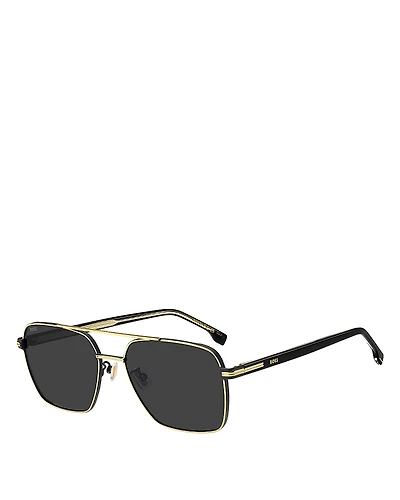 Hugo Boss Rectangle Sunglasses, 58mm