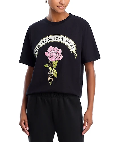 Aqua x Angelica Hicks Ring Around the Rosie Short Sleeve Tee - Exclusive