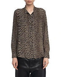Zadig & Voltaire Tulba Soft Leopard Blouse