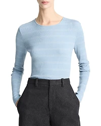 Vince Striped Crewneck Top