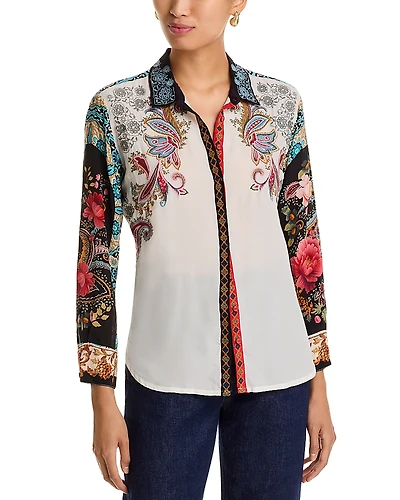 Johnny Was Cachemire Silk Shirt