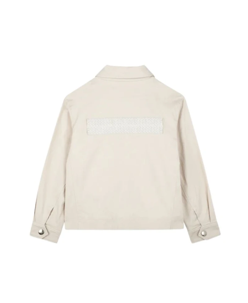 Boys' Embroidered Cotton Jacket - Little Kid, Big Kid