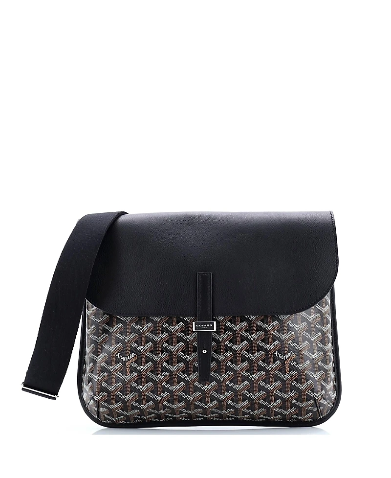 Pre-Owned Goyard Coursier Messenger Bag Coated Canvas and Leather