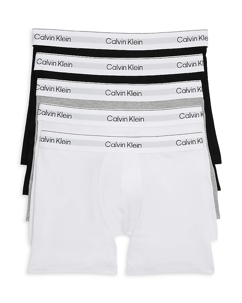 Calvin Klein Icon Cotton Stretch Boxer Briefs, Pack of 5