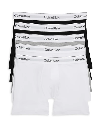 Calvin Klein Icon Cotton Stretch Boxer Briefs, Pack of 5