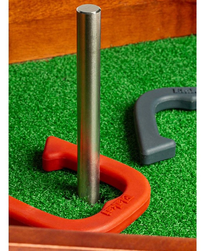 Mahogany Buckaroo Mini Horseshoes Game
