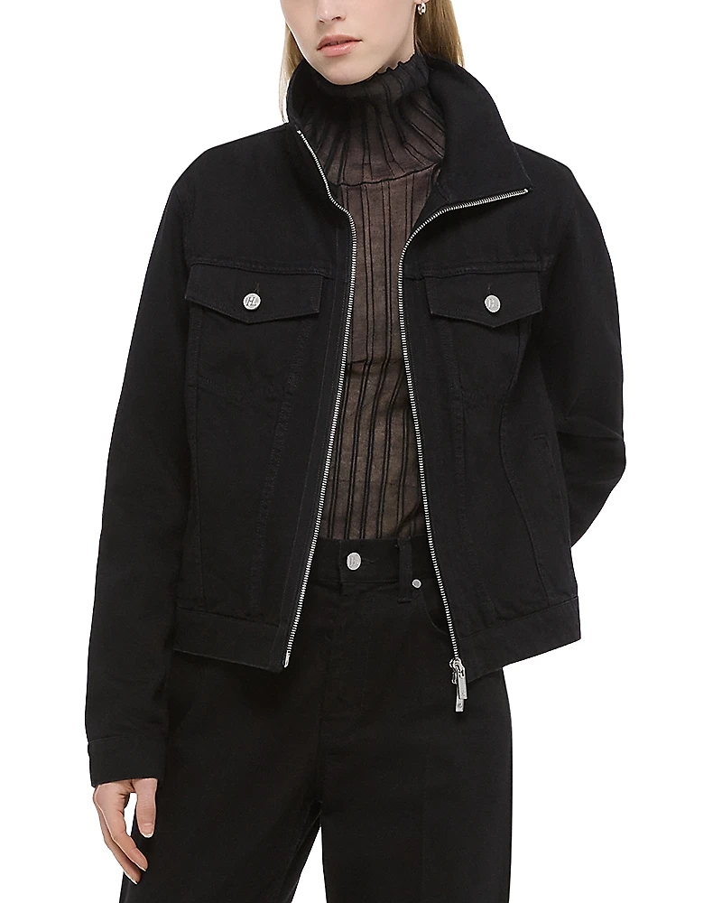 Helmut Lang Funnel Neck Trucker Jacket