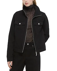 Helmut Lang Funnel Neck Trucker Jacket