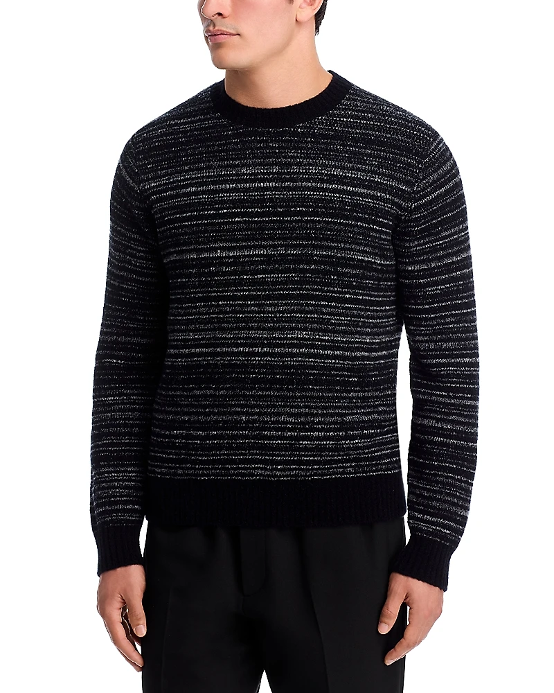 Vince Marled Stripe Crewneck Sweater