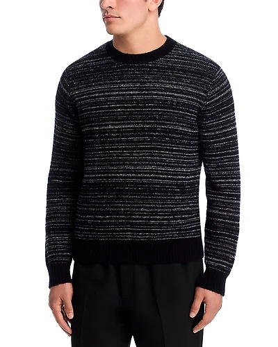 Vince Marled Stripe Crewneck Sweater