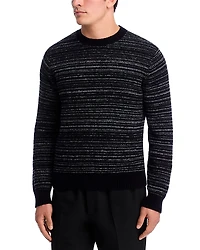 Vince Marled Stripe Crewneck Sweater