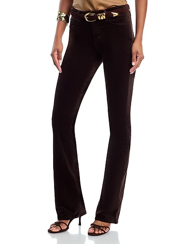 L'Agence Stevie High Rise Straight Jeans