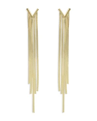 Bloomingdale's Herringbone Fringe Earrings