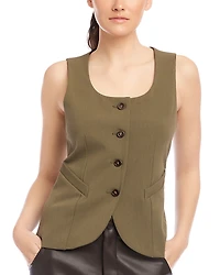 Fifteen Twenty Joni Button Front Vest