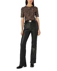 Gerard Darel Eli Wool Leopard Print Sweater