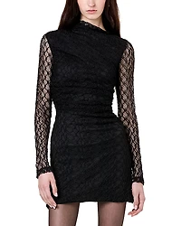 Nicholas Glenda Ruched Mini Dress