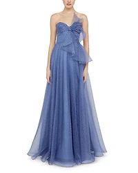 Theia Joanna Bow Bodice Gown