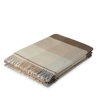 Cecchi e Dalis Plaid Merino Wool & Cashmere Throw