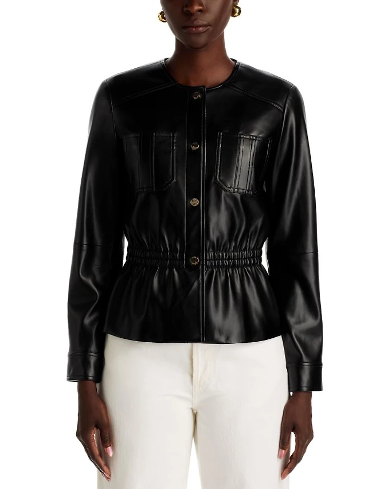 The Aliza Faux Leather Jacket
