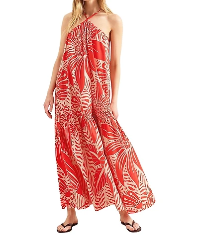 Ro & Zo Floral Halter Neck Dress