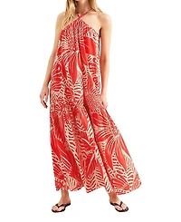 Ro & Zo Floral Halter Neck Dress