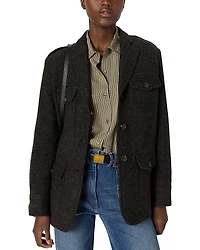 Gerard Darel Nadira Button Down Jacket