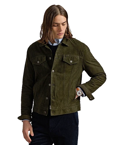 Polo Ralph Lauren Suede Trucker Jacket