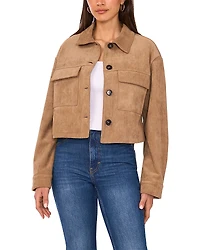 Vince Camuto Faux Suede Jacket