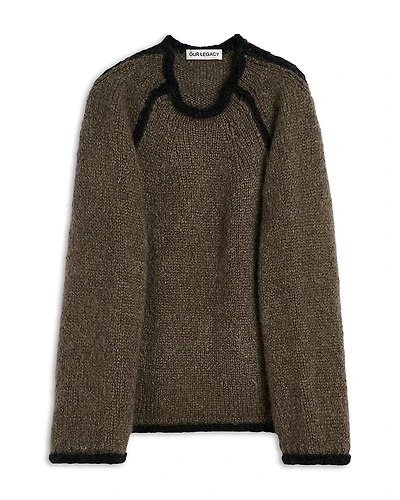 Our Legacy Rider Relaxed Fit Crewneck Sweater