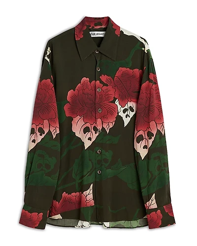 Our Legacy Above Printed Button Front Shirt