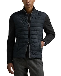 Polo Ralph Lauren Washable Wool Hybrid Full Zip Sweater