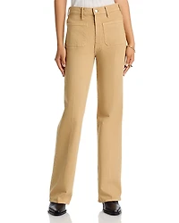 Mother High Rise Patch Pocket Bookie Sneak Jeans