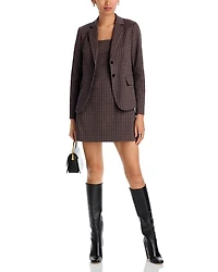 Carissa Plaid Blazer