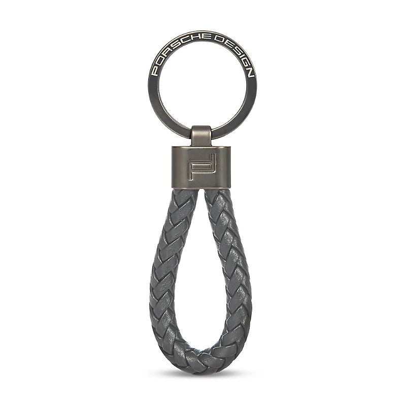 Porsche Design Braided Leather Key Ring