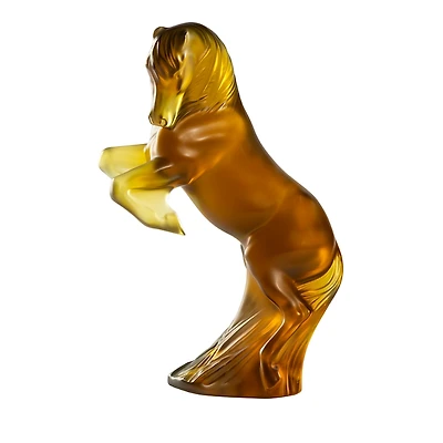 Lalique Prancing Horse Sculpture