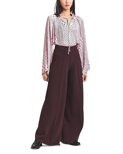 Derek Lam 10 Crosby Tempest Wide Leg Knit Pants
