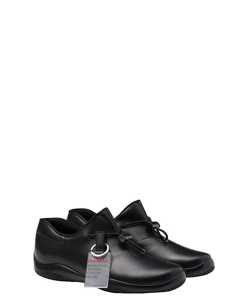 Prada Men's Toblach Leather Sneakers