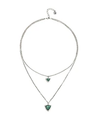UNOde50 Green Triangle Pendant Necklace