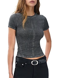 rag & bone Miramar Jersey Baby Tee