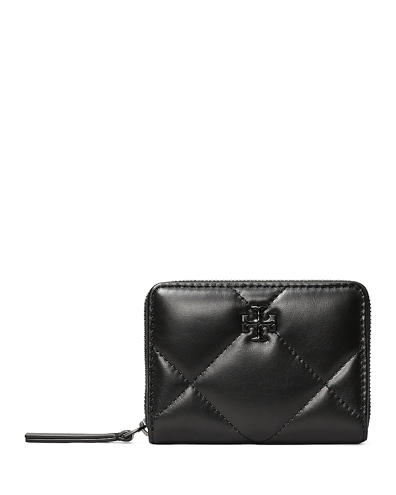 Tory Burch Kira Leather Diamond Quilted Wallet