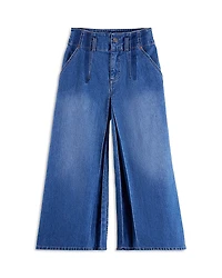 Scotch & Soda Girls' The Wave Customized Wide Jeans