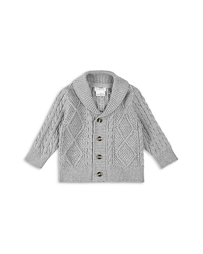 Firsts by petit lem Boys' Sweater Knit Cardigan - Baby