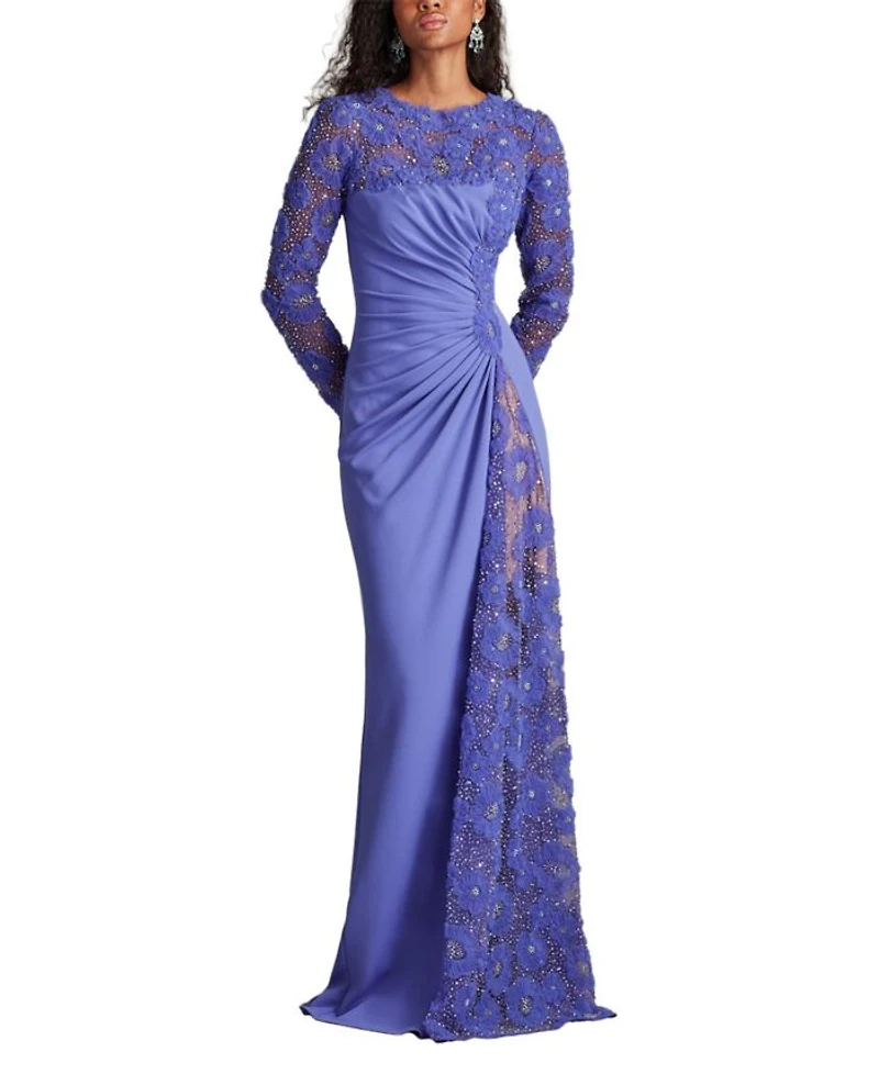 Sagamore Ribbon Flower Embellished Gown