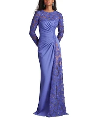 Sagamore Ribbon Flower Embellished Gown